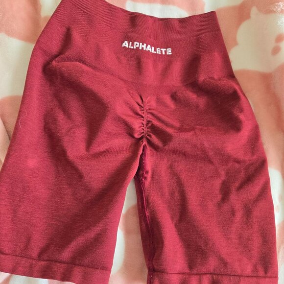Alphalete Amplify Biker shorts XS OG material - Picture 1 of 3